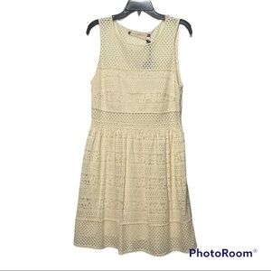 Chelsea & Violet Ivory Sleeveless Midi Dress